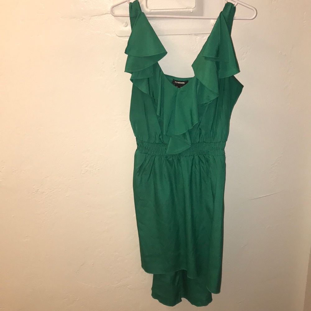 Green High Low Dress